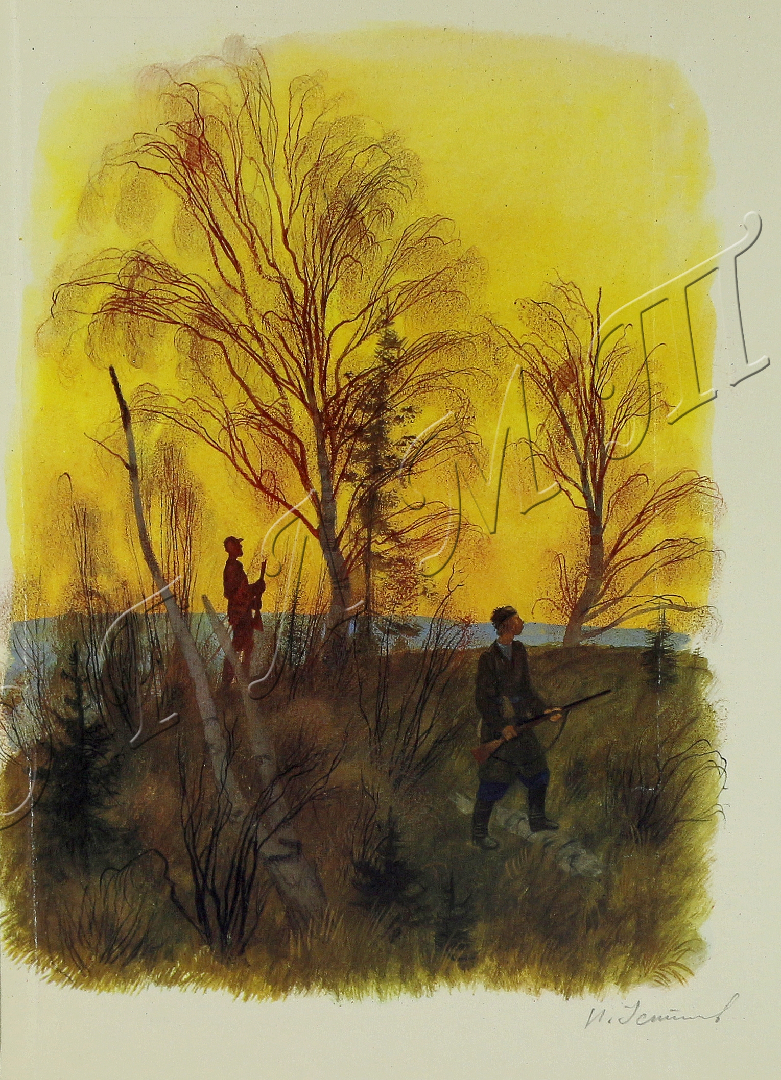 Иллюстрации к рассказам И.С. Тургенева из сборника «Записки охотника»