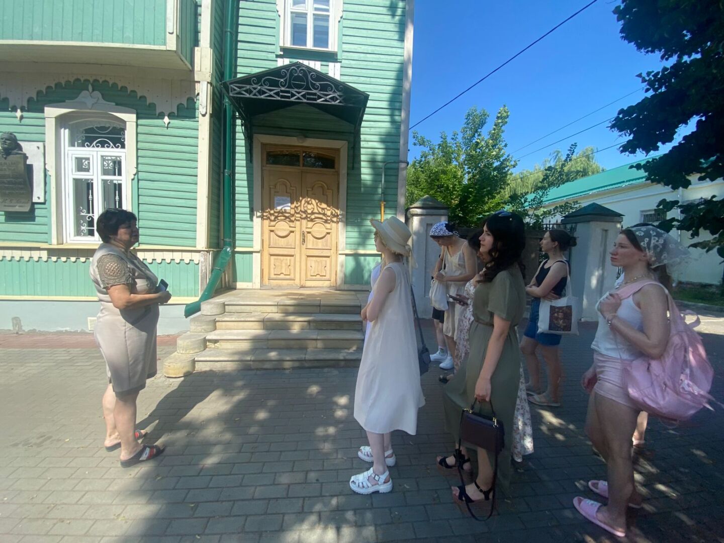В гостях у Н.С. Лескова